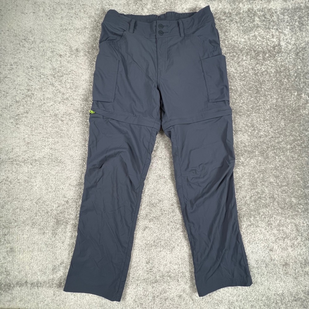 REI Co-op Girls Large 14-16 Sahara Convertible Hiking Cargo Pants Gray 184476